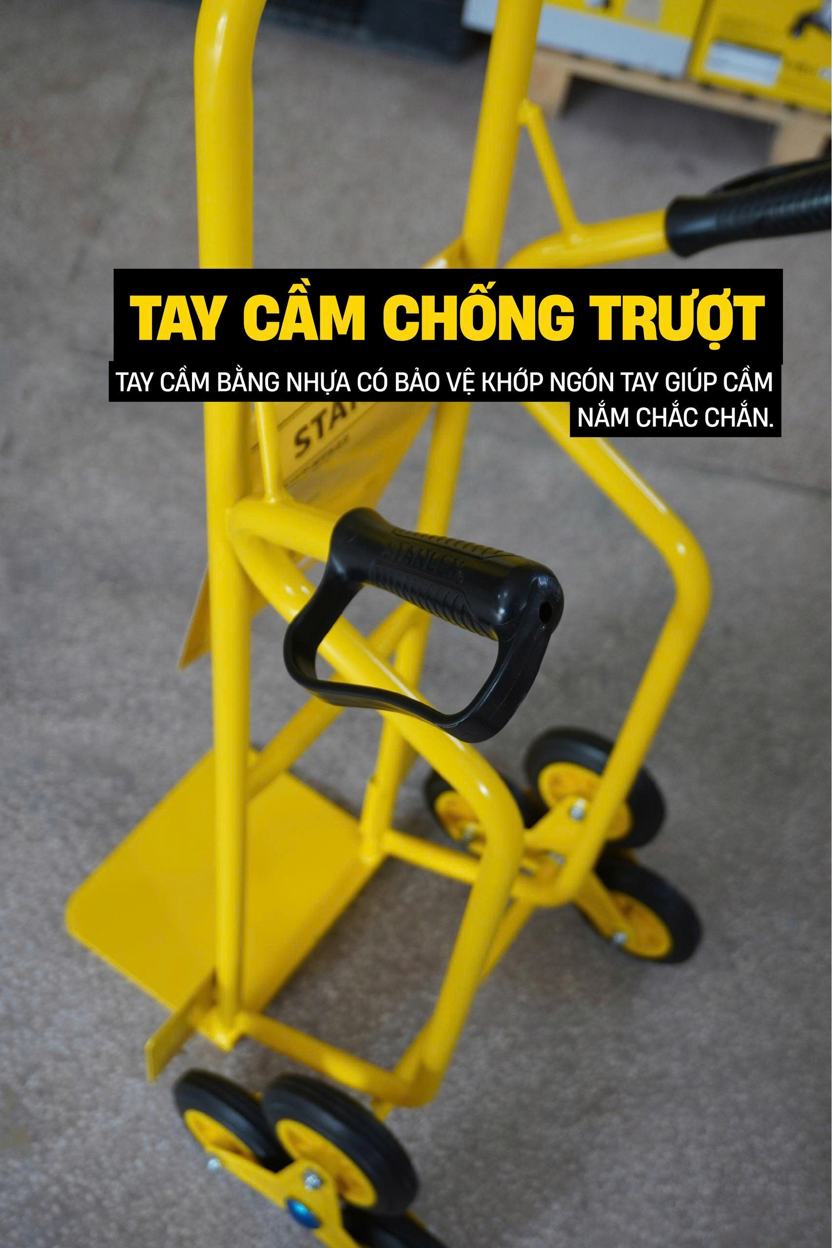 Xe đẩy hàng leo cầu thang Stanley HT523 - Tải trọng 200kg. - Ảnh 5
