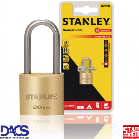 Ổ khóa càng dài Stanley S742-040 20mm long Shackle