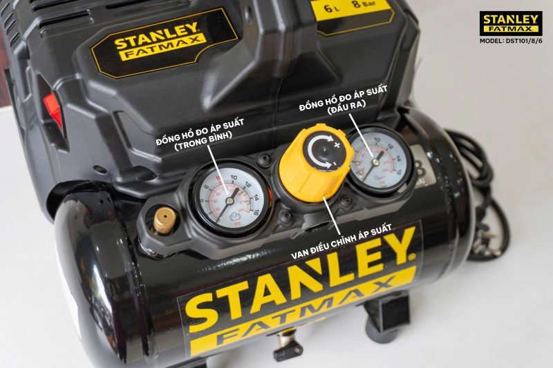 Máy nén khí không dầu 6L Stanley Fatmax DST101/8/6 - Ảnh 7