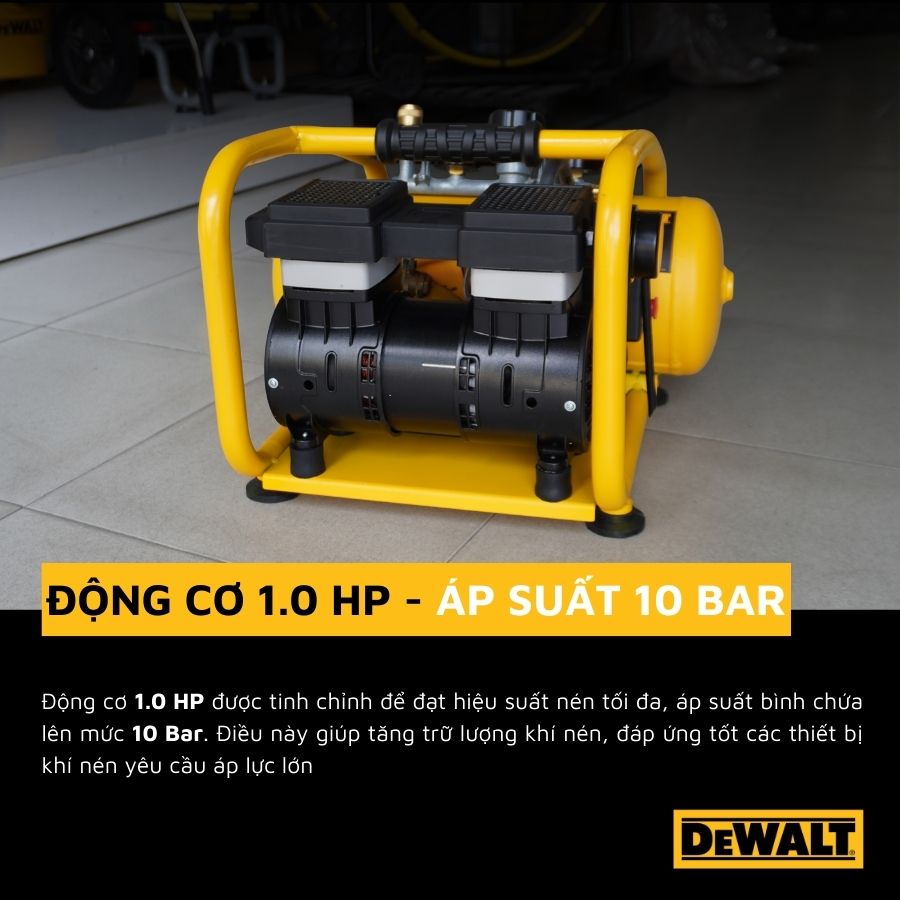 MÁY NÉN KHÍ KHÔNG DẦU 11L DEWALT DXCM3301181 - Ảnh 5