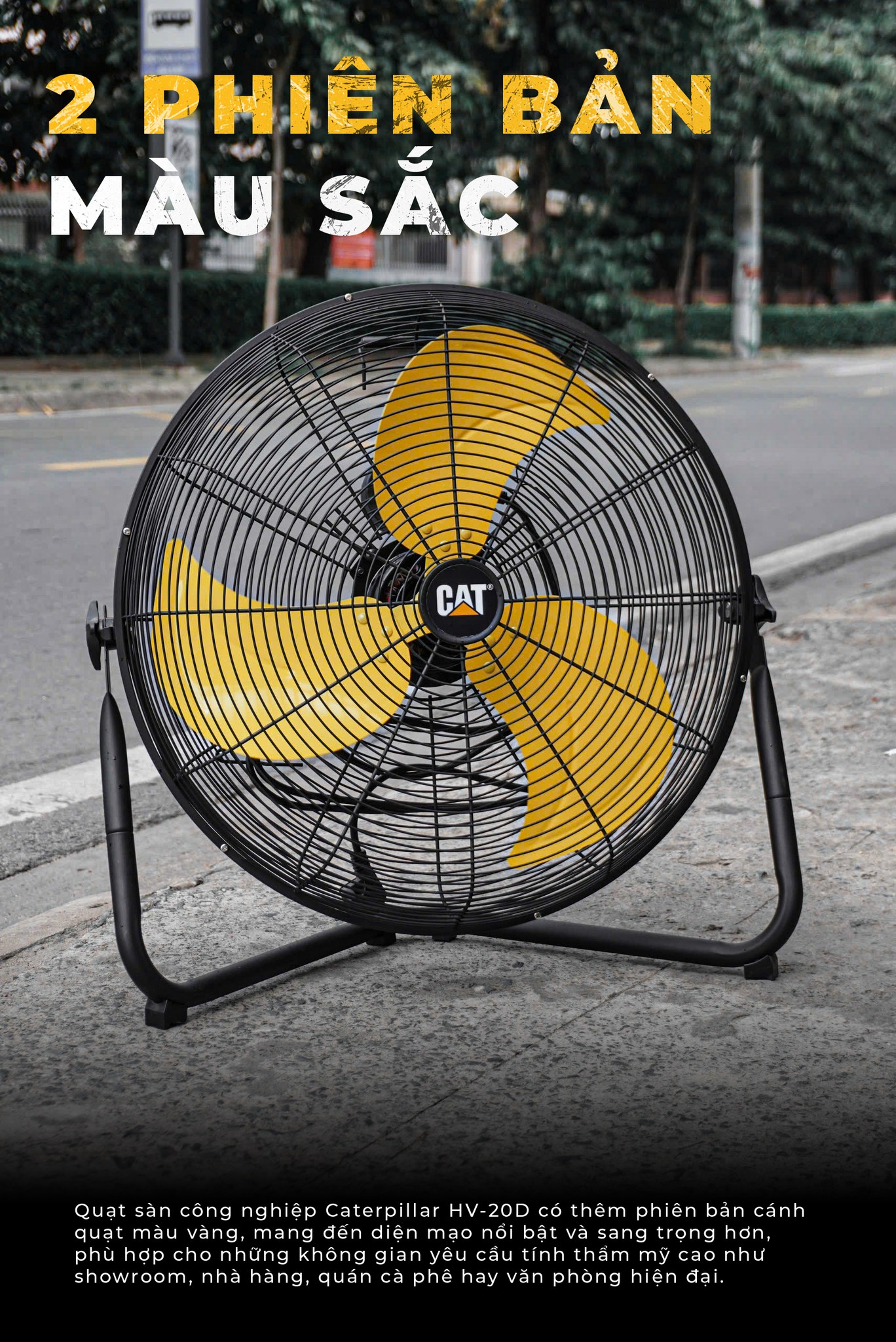 Quạt công nghiệp Caterpillar 20″ HV-20D - Ảnh 7