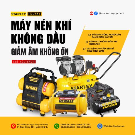 D. MÁY NÉN KHÍ KHÔNG DẦU