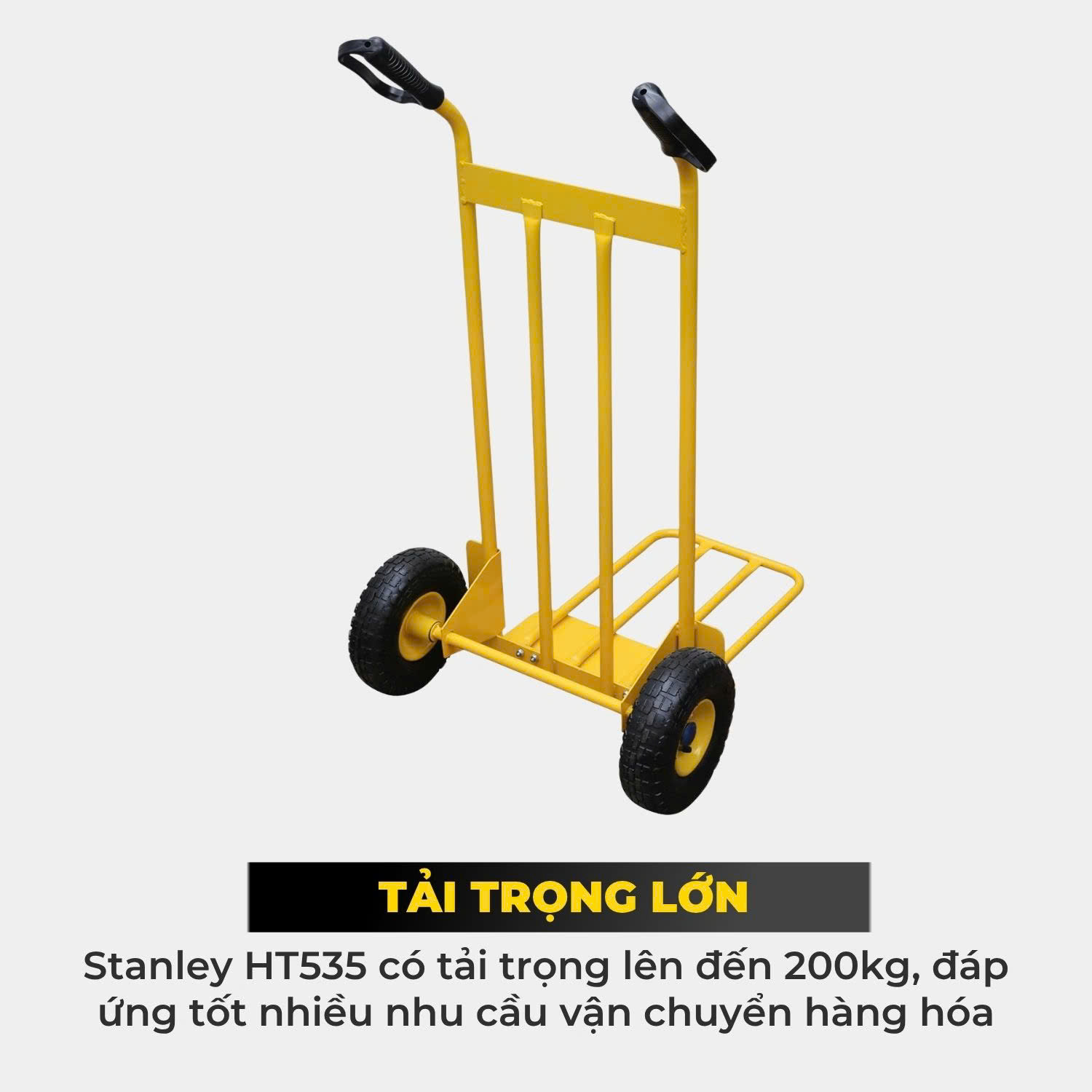Xe đẩy hàng 2 bánh Stanley HT535 – Tải trọng 200kg. - Ảnh 10