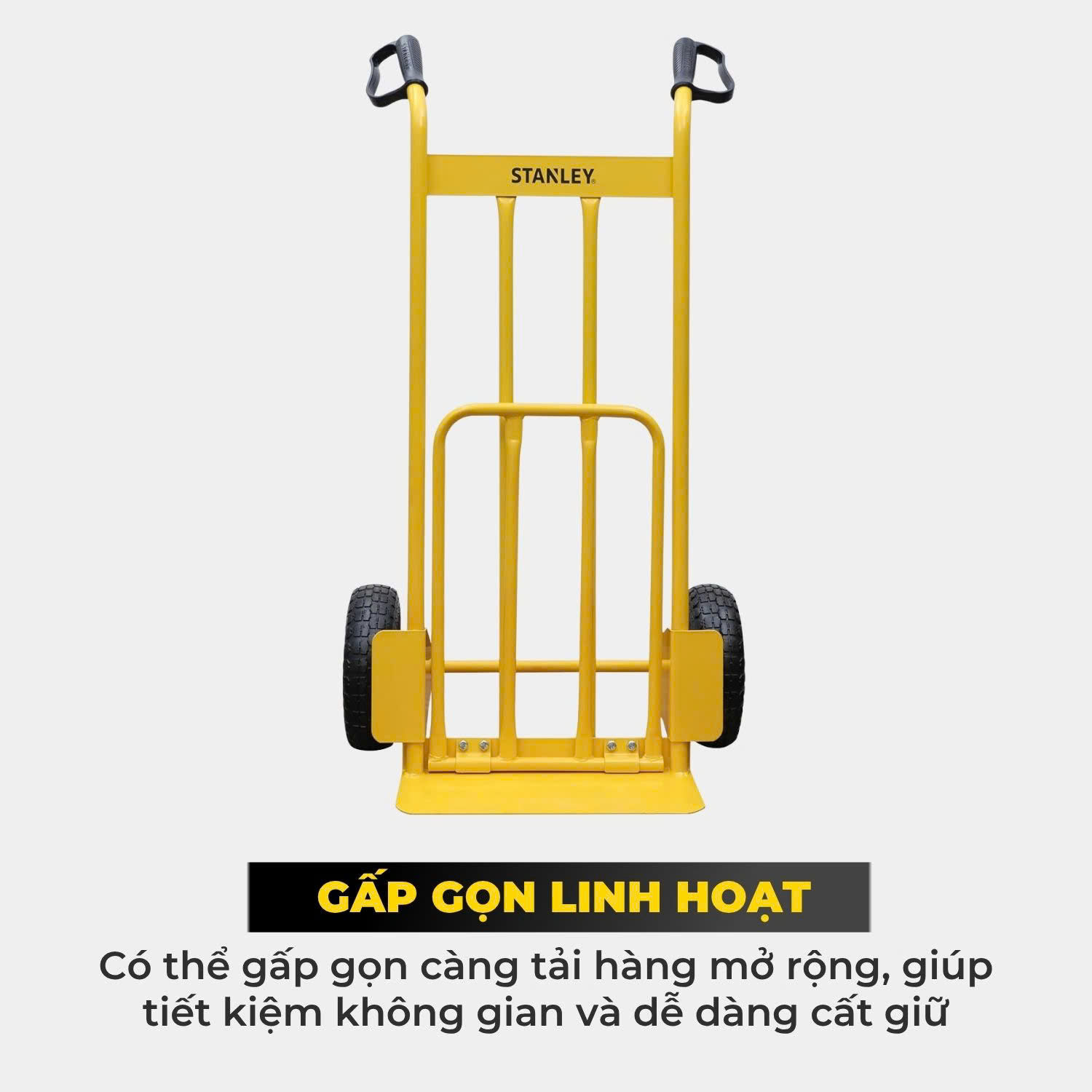 Xe đẩy hàng 2 bánh Stanley HT535 – Tải trọng 200kg. - Ảnh 8