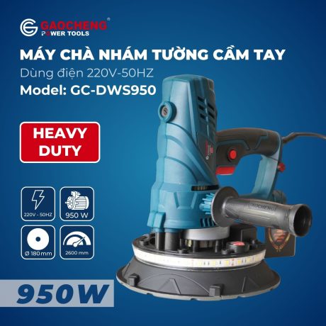 Máy chà nhám tường cầm tay dùng điện Model: GC-DWS950