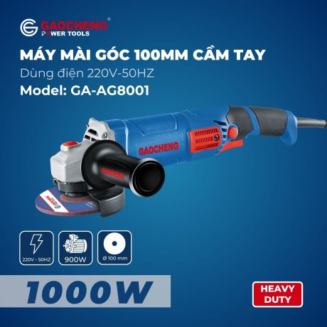 Máy mài góc 100MM cầm tay, hoạt động bằng điện Model: GA-AG8001