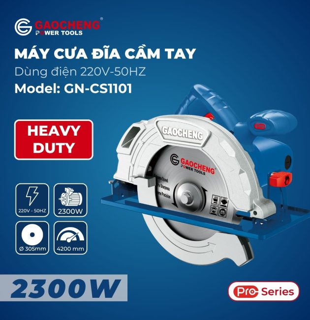 Máy cưa đĩa cầm tay Model: GaoCheng GN-CS1101