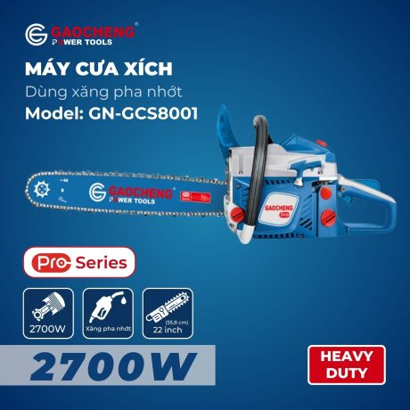 Máy cưa xích dùng xăng Model: GaoCheng GN-GCS8001