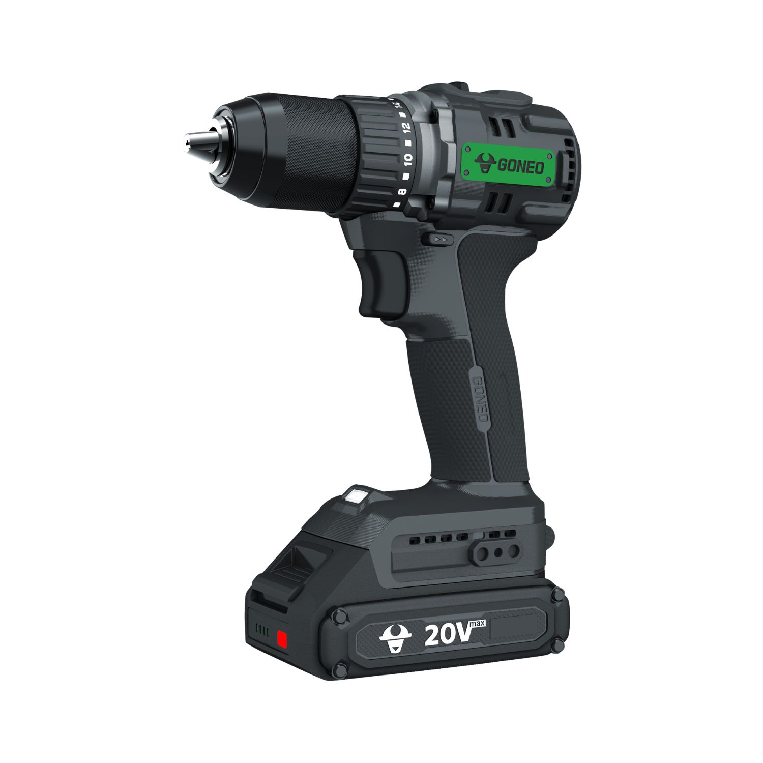 Máy Khoan Pin Không Chổi Than GONEO 20V 13mm (GDZ20-70T) - Ảnh 2