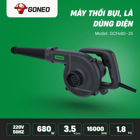 Máy Thổi Bụi, Lá Dùng Điện Goneo Model: GCF680-35