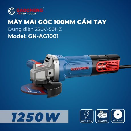 Máy mài góc cầm tay 100mm, hoạt động bằng điện Model: Gaocheng GN-AG1001