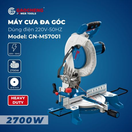 Máy cưa đa góc, hoạt động bằng điện Gaocheng Model: GN-MS7001
