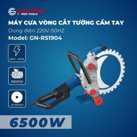 Máy cưa vòng cắt tường, hoạt động bằng điện Gaocheng Model: GN-RS1904