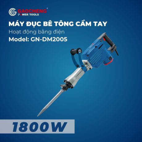 Máy đục bê tông, hoạt động bằng điện Gaocheng Model: GN-DM2005
