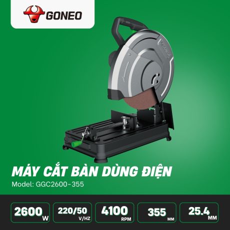 Máy cắt bàn Goneo model: GGC2600-355